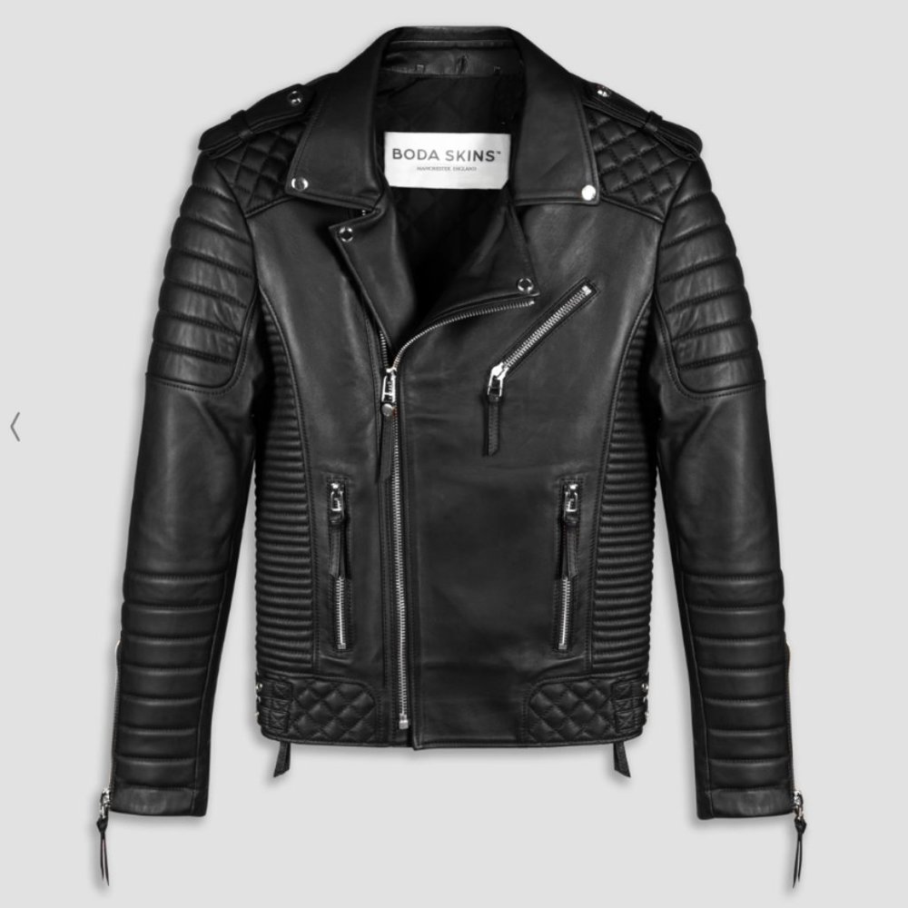 Boda Skins Men's Leather Jacket Size M